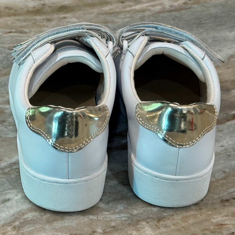 Women’s VIONIC Bobbi white leather Velcro triple strap sneakers- Size 7 - Picture 5 of 8